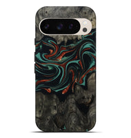 Pixel 10 Pro XL Wood Live Edge Phone Case - Maya (Green, 801492)