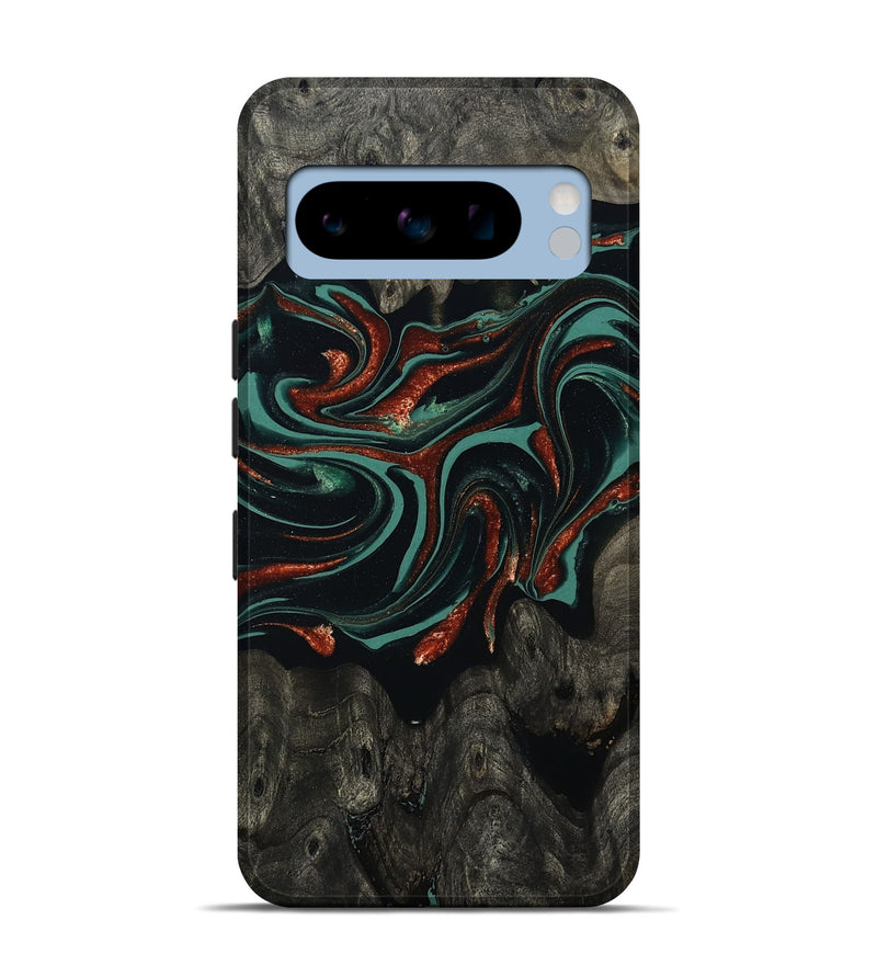 Pixel 8 Pro Wood Live Edge Phone Case - Maya (Green, 801492)