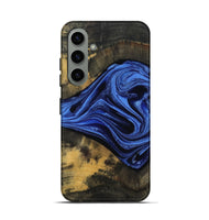 Galaxy S24 Wood Live Edge Phone Case - Saige (Blue, 801496)