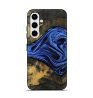Galaxy S25 Wood Live Edge Phone Case - Saige (Blue, 801496)