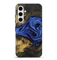 Galaxy S25 Plus Wood Live Edge Phone Case - Saige (Blue, 801496)