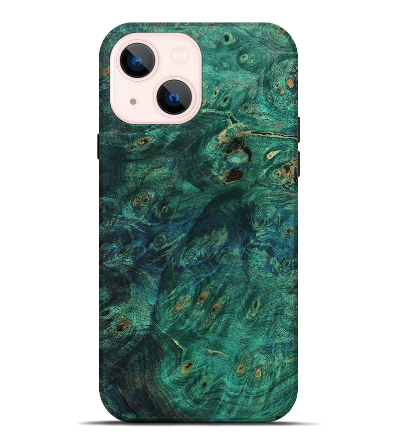iPhone 14 Plus Wood Live Edge Phone Case - Jaiden (Double Dyed, 801497)