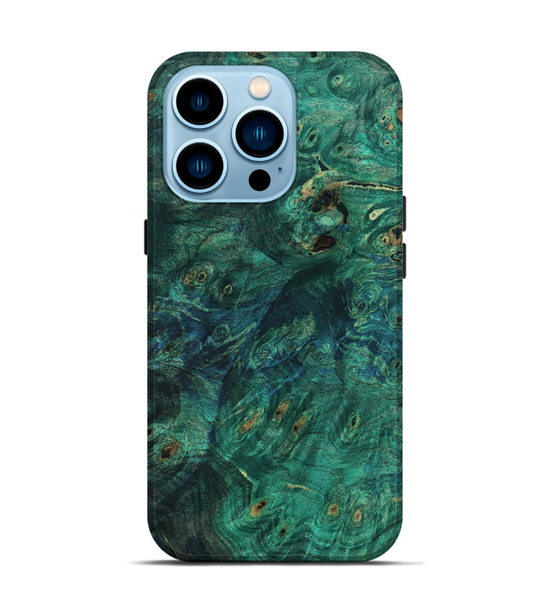 iPhone 14 Pro Wood Live Edge Phone Case - Jaiden (Double Dyed, 801497)