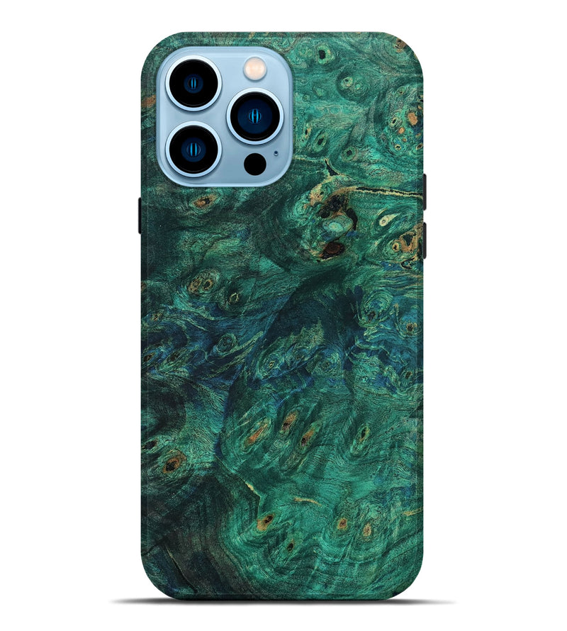 iPhone 14 Pro Max Wood Live Edge Phone Case - Jaiden (Double Dyed, 801497)