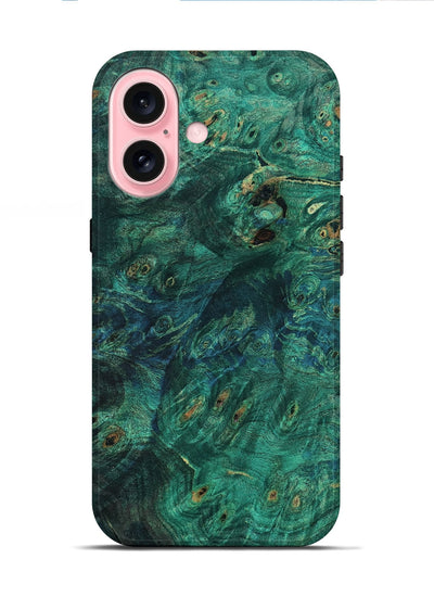 iPhone 16 Wood Live Edge Phone Case - Jaiden (Double Dyed, 801497)