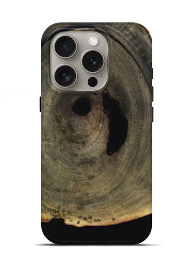 iPhone 16 Pro Wood Live Edge Phone Case - Buffy (Wood Burl, 801498)