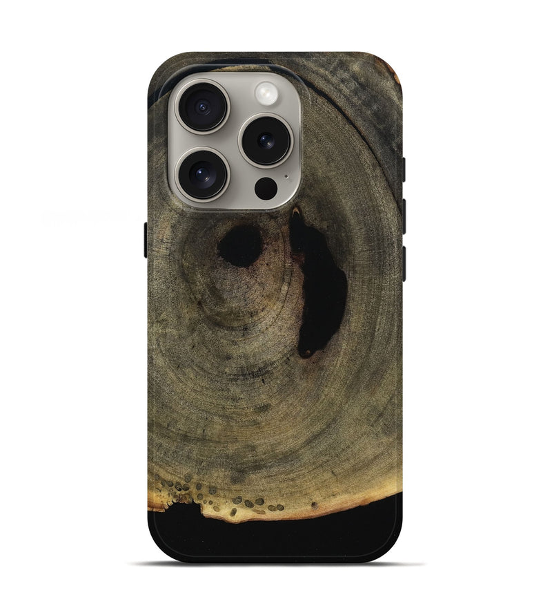 iPhone 16 Pro Wood Live Edge Phone Case - Buffy (Wood Burl, 801498)