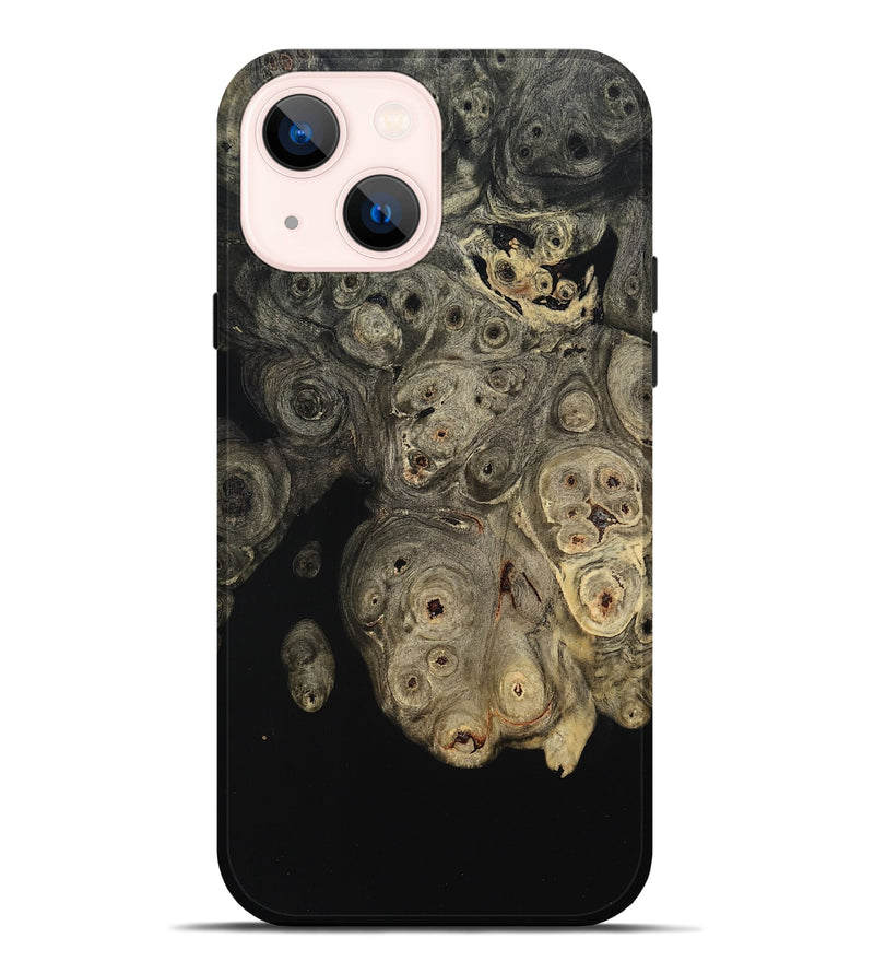 iPhone 14 Plus Wood Live Edge Phone Case - Julien (Wood Burl, 801500)