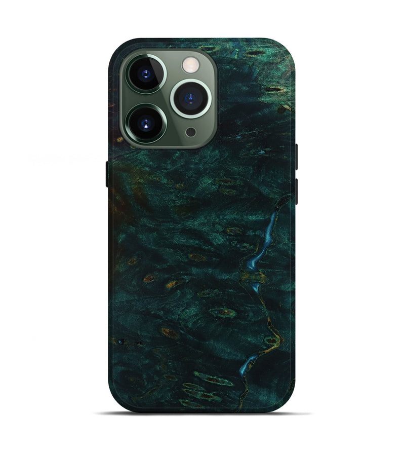 iPhone 13 Pro Wood Live Edge Phone Case - Shmuel (Wood Burl, 801501)