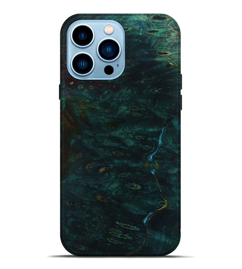 iPhone 14 Pro Max Wood Live Edge Phone Case - Shmuel (Wood Burl, 801501)