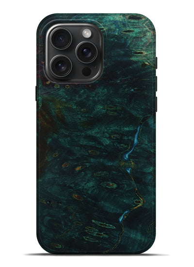 iPhone 16 Pro Max Wood Live Edge Phone Case - Shmuel (Wood Burl, 801501)