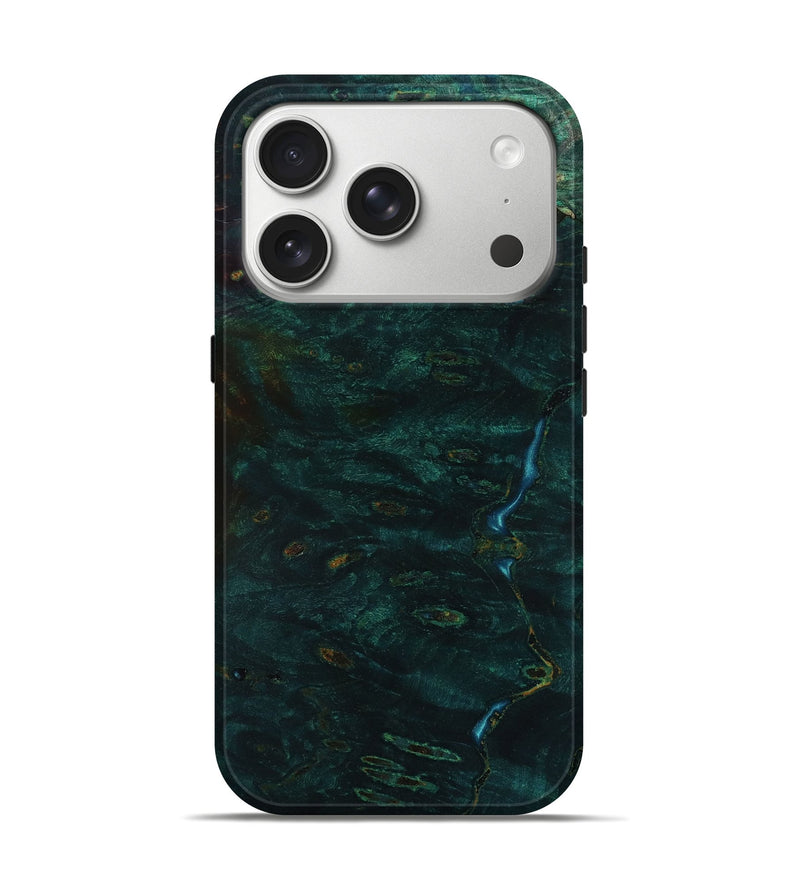 iPhone 17 Pro Wood Live Edge Phone Case - Shmuel (Wood Burl, 801501)