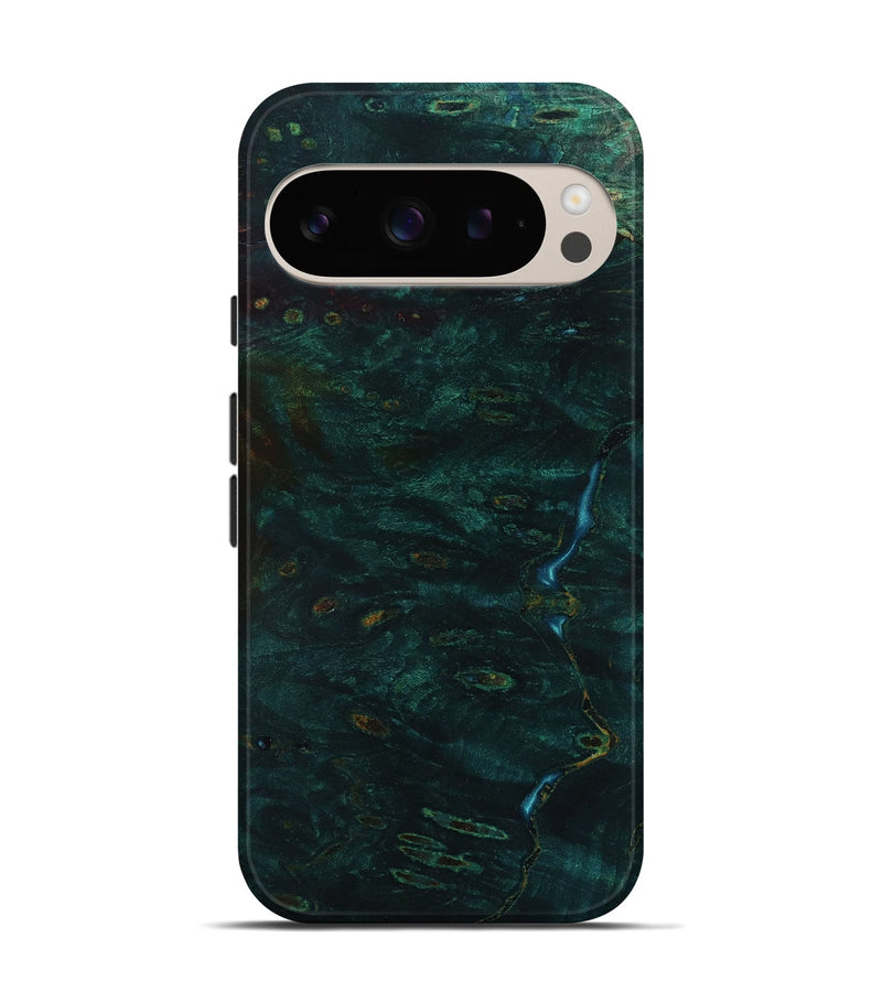 Pixel 9 Pro Wood Live Edge Phone Case - Shmuel (Wood Burl, 801501)