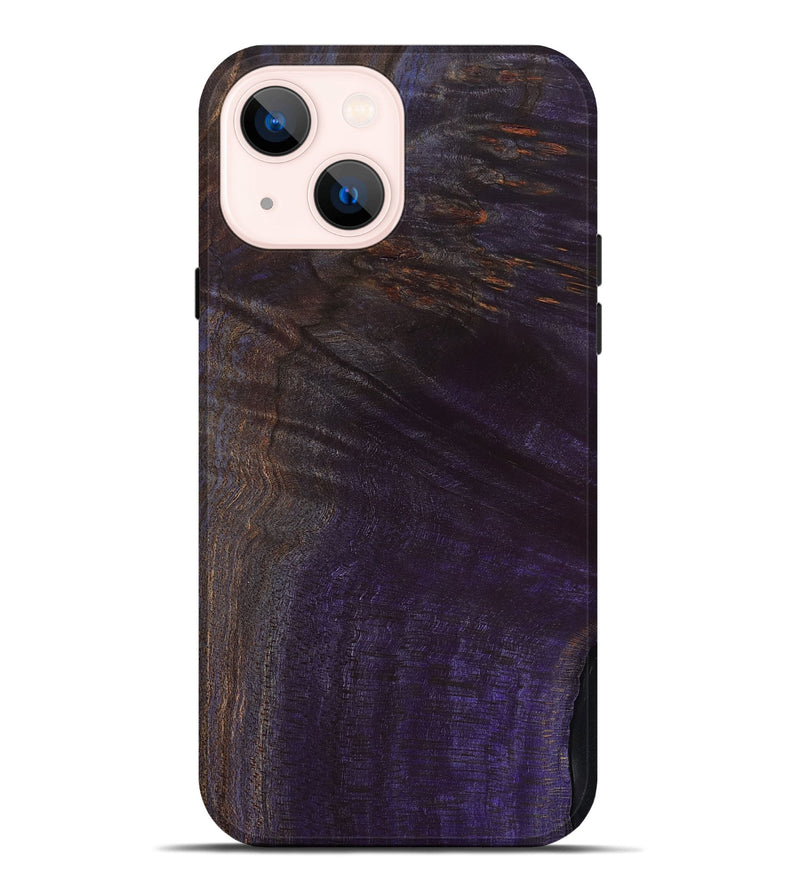 iPhone 14 Plus Wood Live Edge Phone Case - Kenley (Wood Burl, 801502)