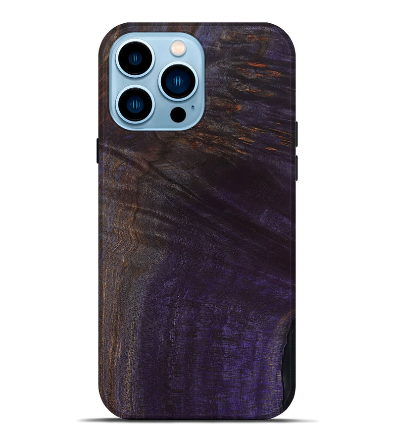 iPhone 14 Pro Max Wood Live Edge Phone Case - Kenley (Wood Burl, 801502)