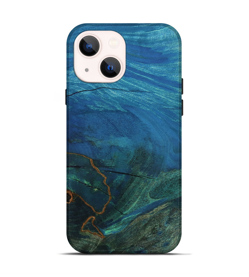 iPhone 14 Wood Live Edge Phone Case - Evert (Wood Burl, 801503)