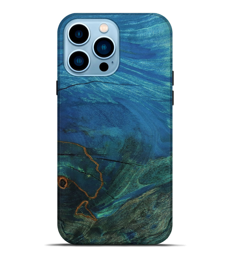 iPhone 14 Pro Max Wood Live Edge Phone Case - Evert (Wood Burl, 801503)