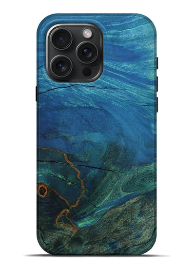 iPhone 16 Pro Max Wood Live Edge Phone Case - Evert (Wood Burl, 801503)