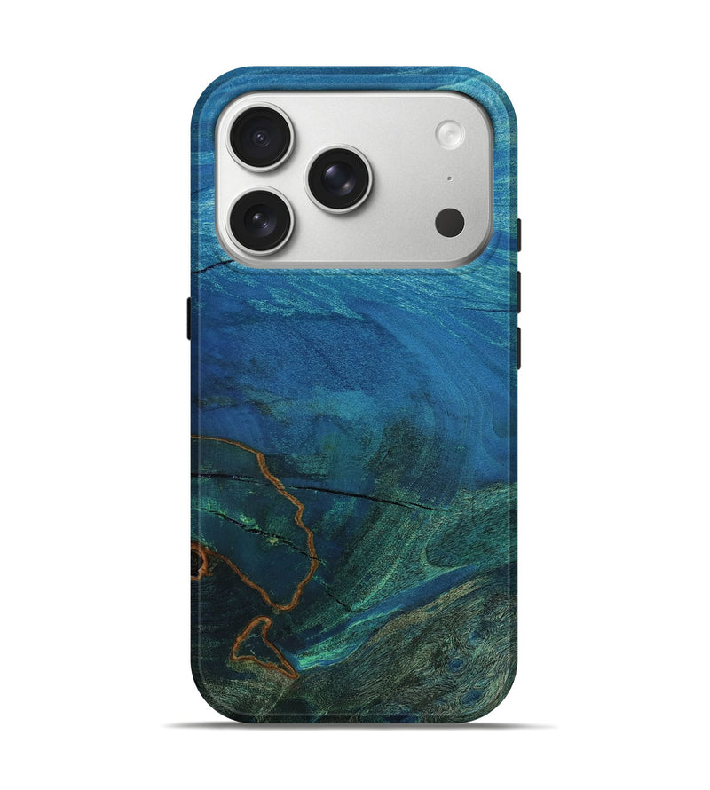 iPhone 17 Pro Wood Live Edge Phone Case - Evert (Wood Burl, 801503)