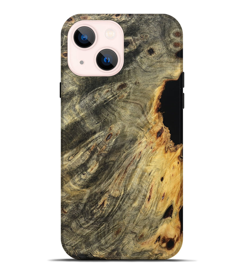 iPhone 14 Plus Wood Live Edge Phone Case - Trudy (Wood Burl, 801504)