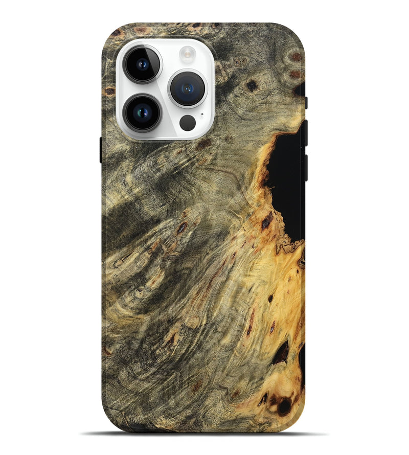 iPhone 15 Pro Max Wood Live Edge Phone Case - Trudy (Wood Burl, 801504)