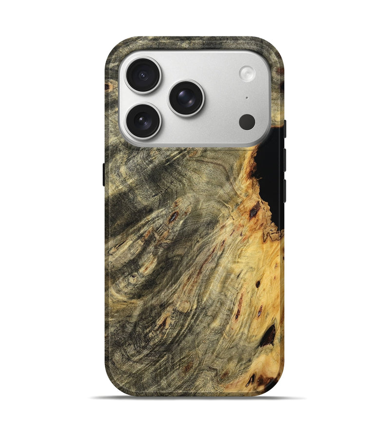 iPhone 17 Pro Wood Live Edge Phone Case - Trudy (Wood Burl, 801504)