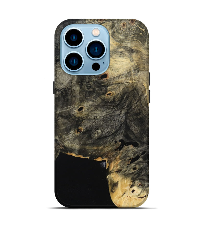 iPhone 14 Pro Wood Live Edge Phone Case - Barbara (Wood Burl, 801505)