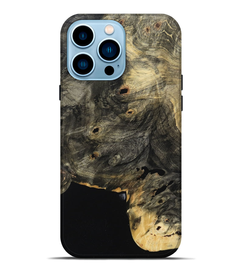 iPhone 14 Pro Max Wood Live Edge Phone Case - Barbara (Wood Burl, 801505)