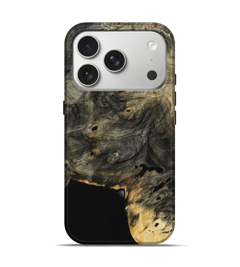 iPhone 17 Pro Wood Live Edge Phone Case - Barbara (Wood Burl, 801505)