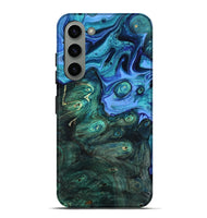 Galaxy S23 Plus Wood Live Edge Phone Case - Keshia (Blue, 801507)