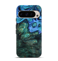 Pixel 10 Wood Live Edge Phone Case - Keshia (Blue, 801507)