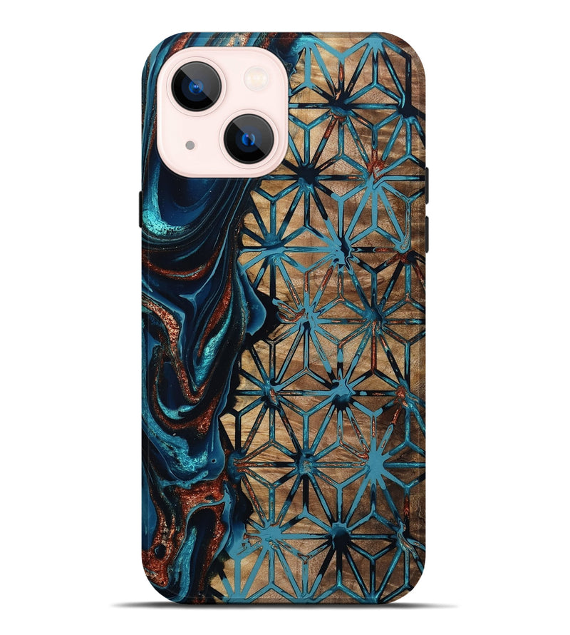 iPhone 14 Plus Wood Live Edge Phone Case - Joaquin (Pattern, 801508)