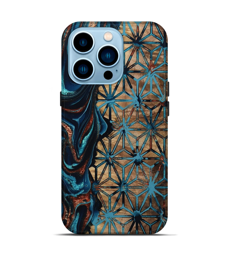iPhone 14 Pro Wood Live Edge Phone Case - Joaquin (Pattern, 801508)
