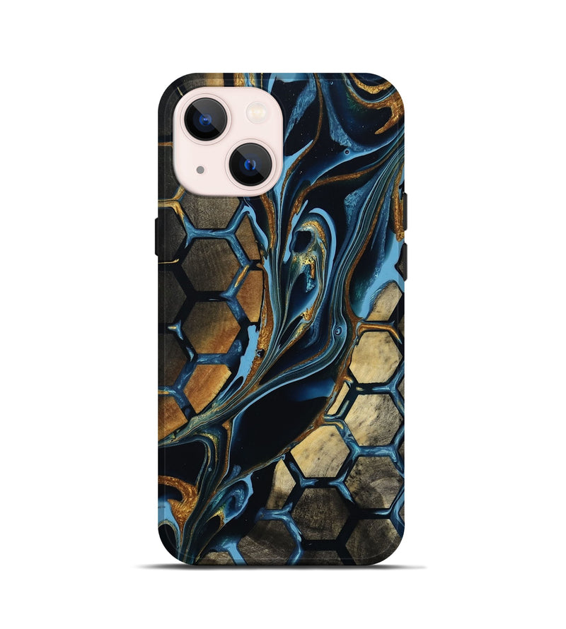 iPhone 13 mini Wood Live Edge Phone Case - Marilee (Pattern, 801509)