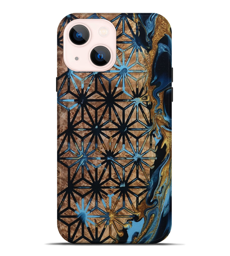 iPhone 14 Plus Wood Live Edge Phone Case - Lyndsay (Pattern, 801511)