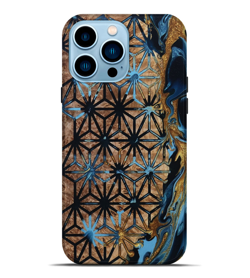 iPhone 14 Pro Max Wood Live Edge Phone Case - Lyndsay (Pattern, 801511)