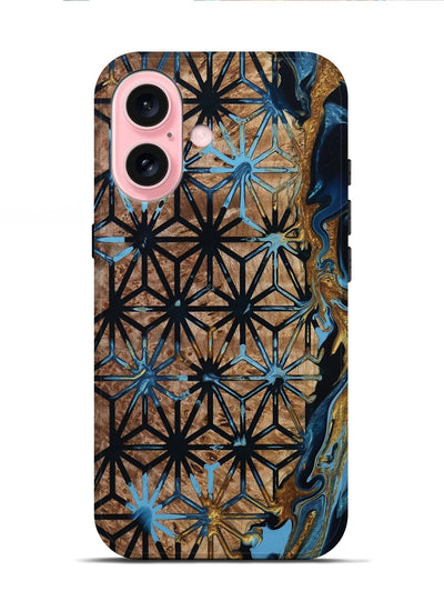 iPhone 16 Wood Live Edge Phone Case - Lyndsay (Pattern, 801511)