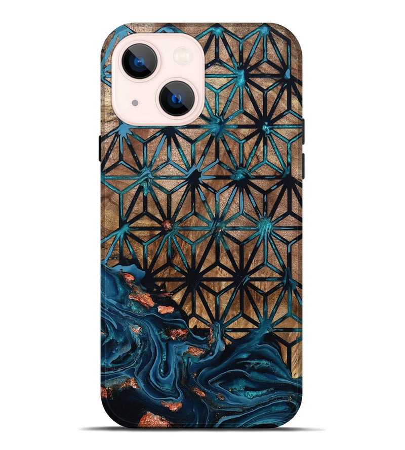 iPhone 14 Plus Wood Live Edge Phone Case - Neil (Pattern, 801515)