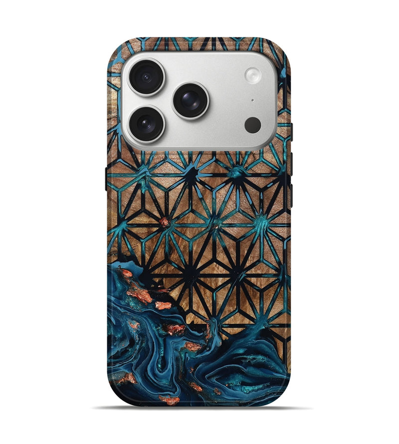 iPhone 17 Pro Wood Live Edge Phone Case - Neil (Pattern, 801515)
