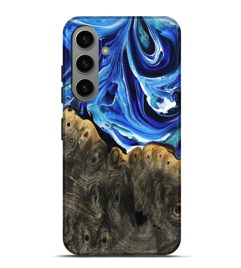 Galaxy S24 Plus Wood Live Edge Phone Case - Herman (Blue, 801516)