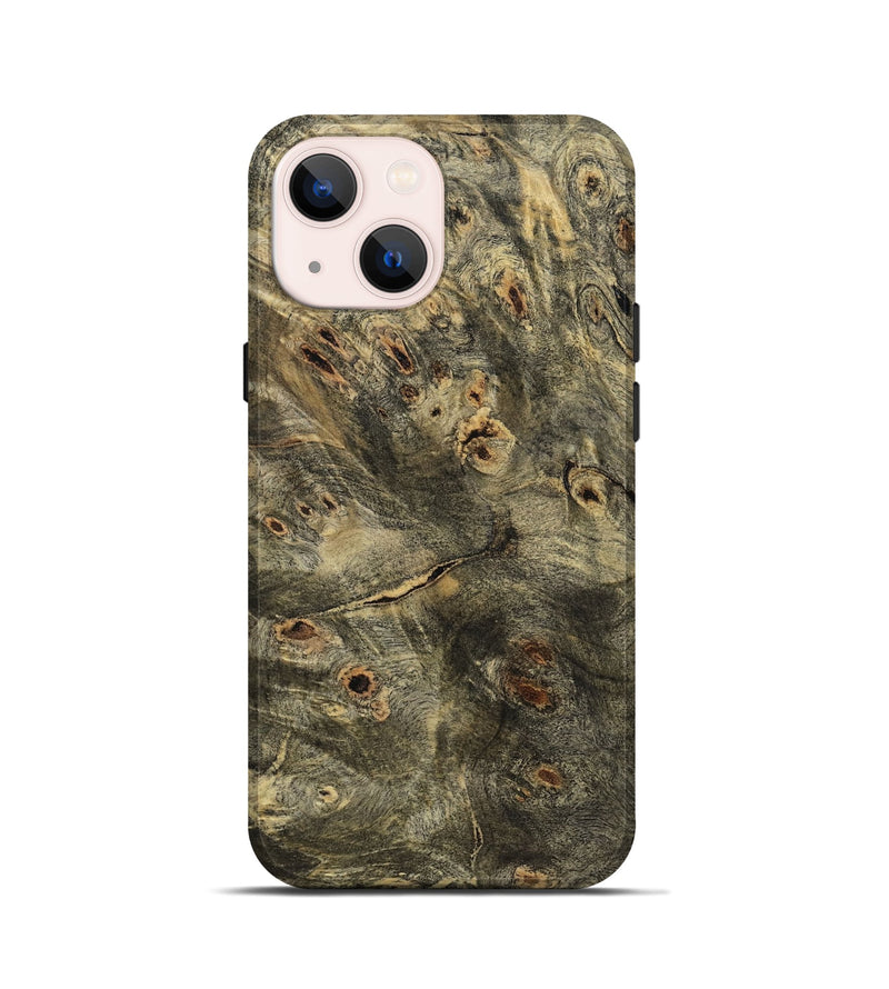 iPhone 13 mini Wood Live Edge Phone Case - Grant (Wood Burl, 801517)