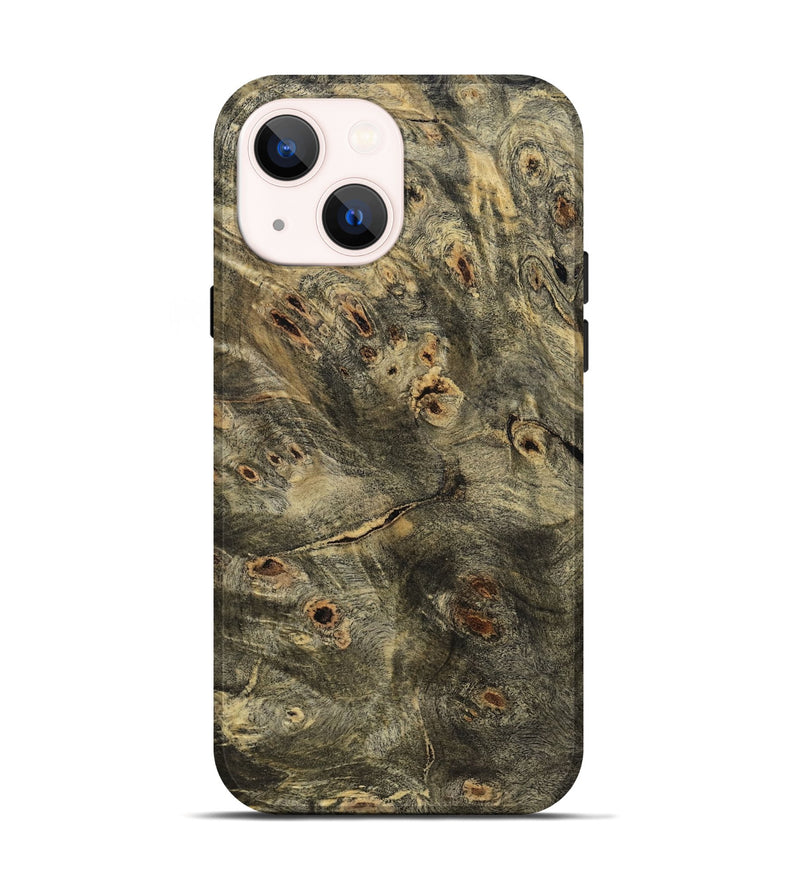 iPhone 14 Wood Live Edge Phone Case - Grant (Wood Burl, 801517)