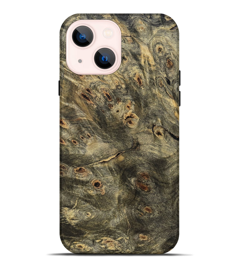 iPhone 14 Plus Wood Live Edge Phone Case - Grant (Wood Burl, 801517)