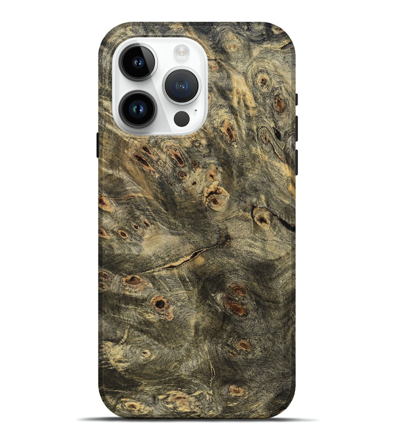 iPhone 15 Pro Max Wood Live Edge Phone Case - Grant (Wood Burl, 801517)