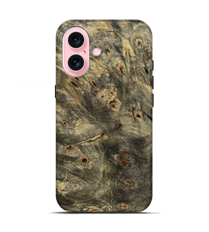iPhone 17 Wood Live Edge Phone Case - Grant (Wood Burl, 801517)