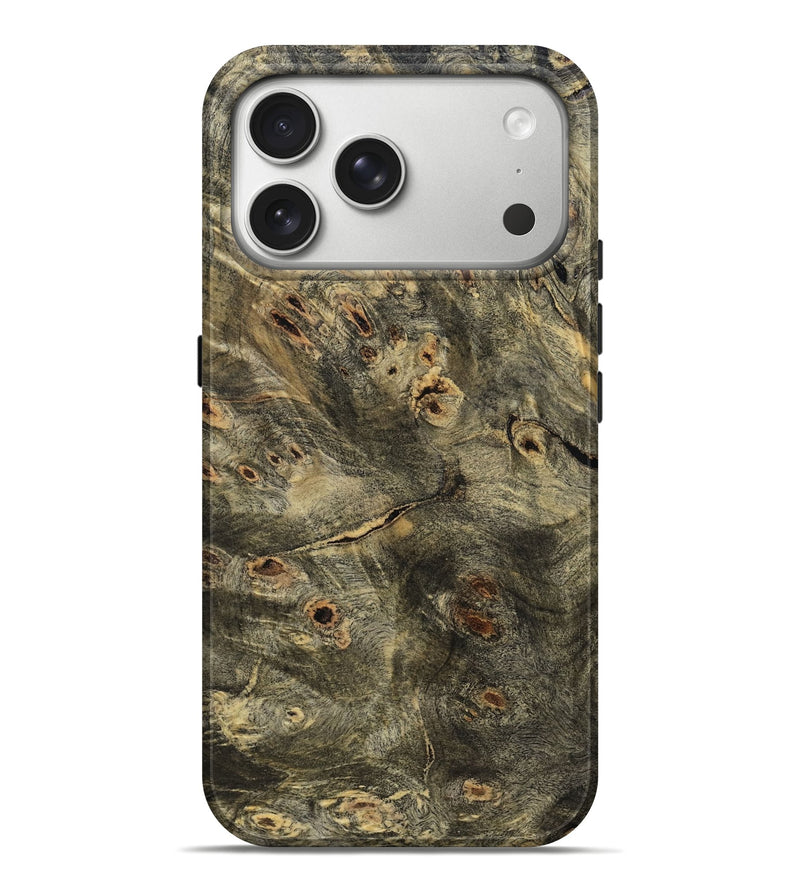 iPhone 17 Pro Max Wood Live Edge Phone Case - Grant (Wood Burl, 801517)