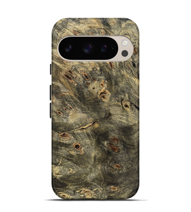 Pixel 9 Pro Wood Live Edge Phone Case - Grant (Wood Burl, 801517)