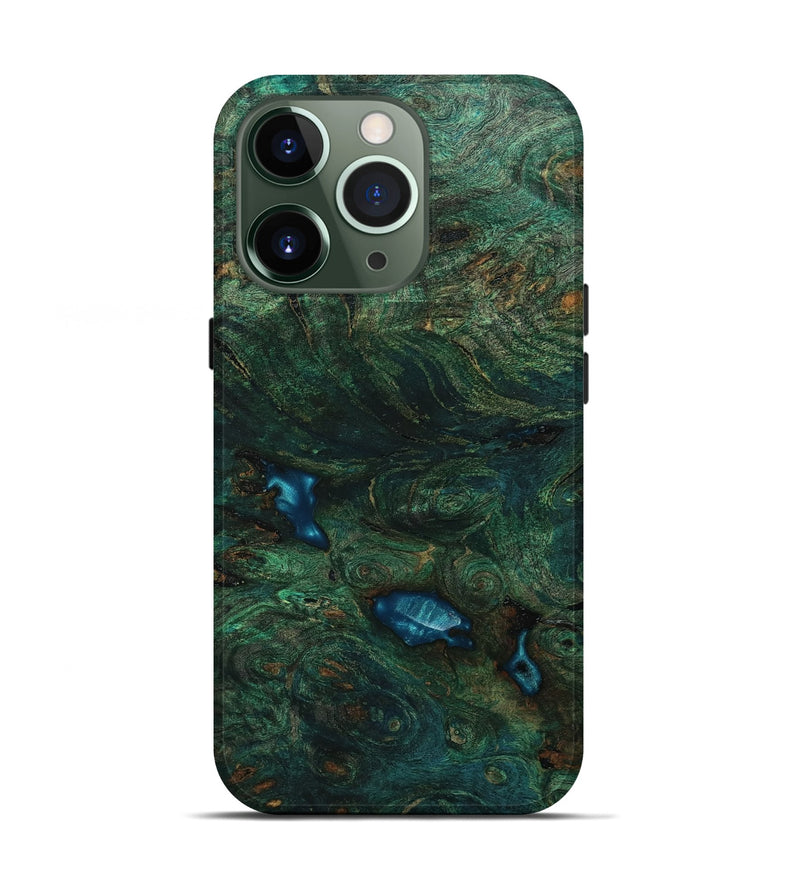 iPhone 13 Pro Wood Live Edge Phone Case - Dorene (Wood Burl, 801518)