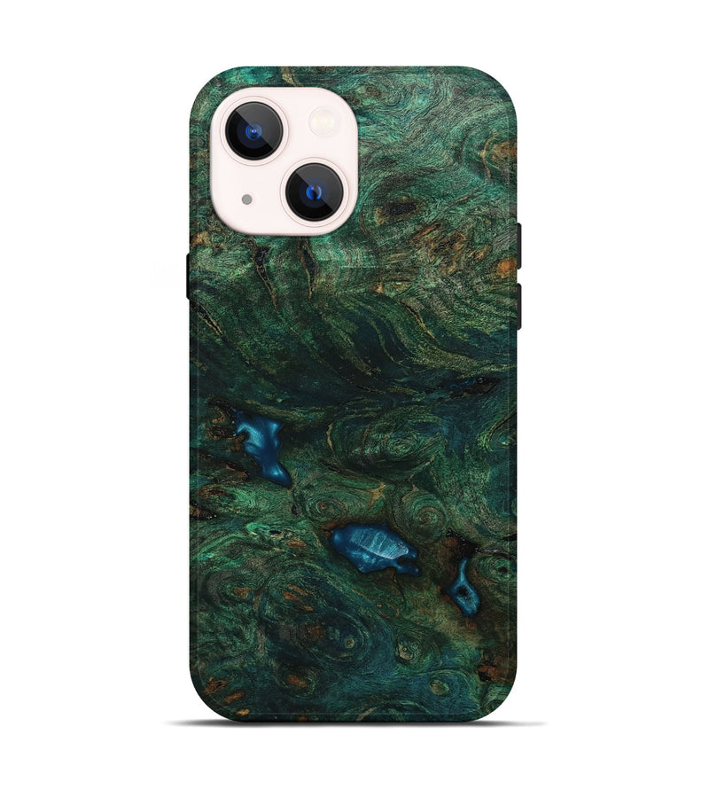 iPhone 14 Wood Live Edge Phone Case - Dorene (Wood Burl, 801518)