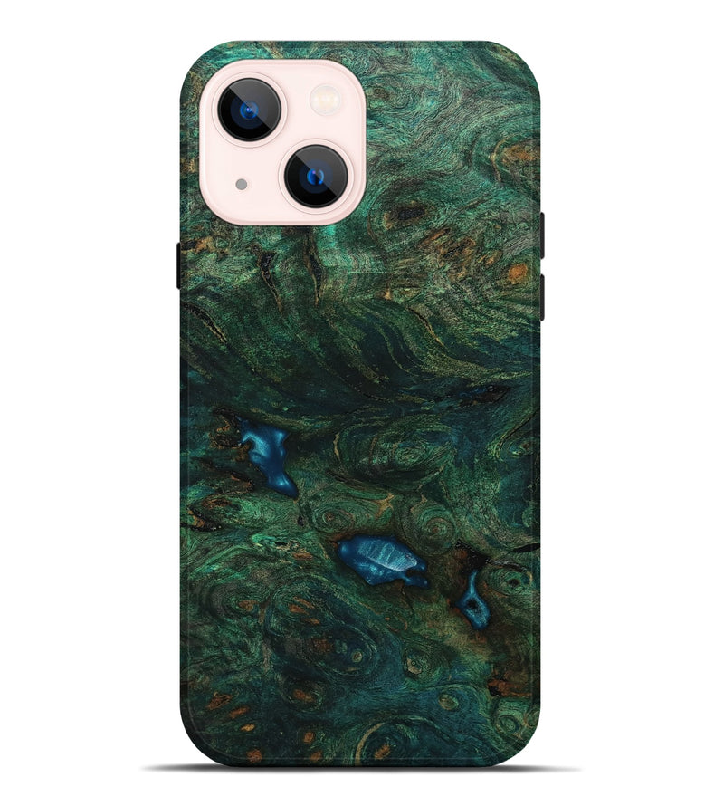 iPhone 14 Plus Wood Live Edge Phone Case - Dorene (Wood Burl, 801518)